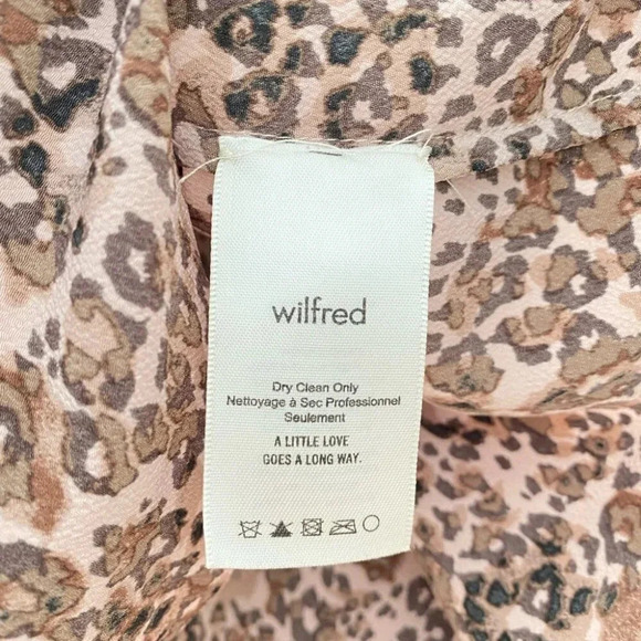 ARITZIA - Off-shoulder Brown Tan Leopard Print Promener Blouse - Picture 9 of 9